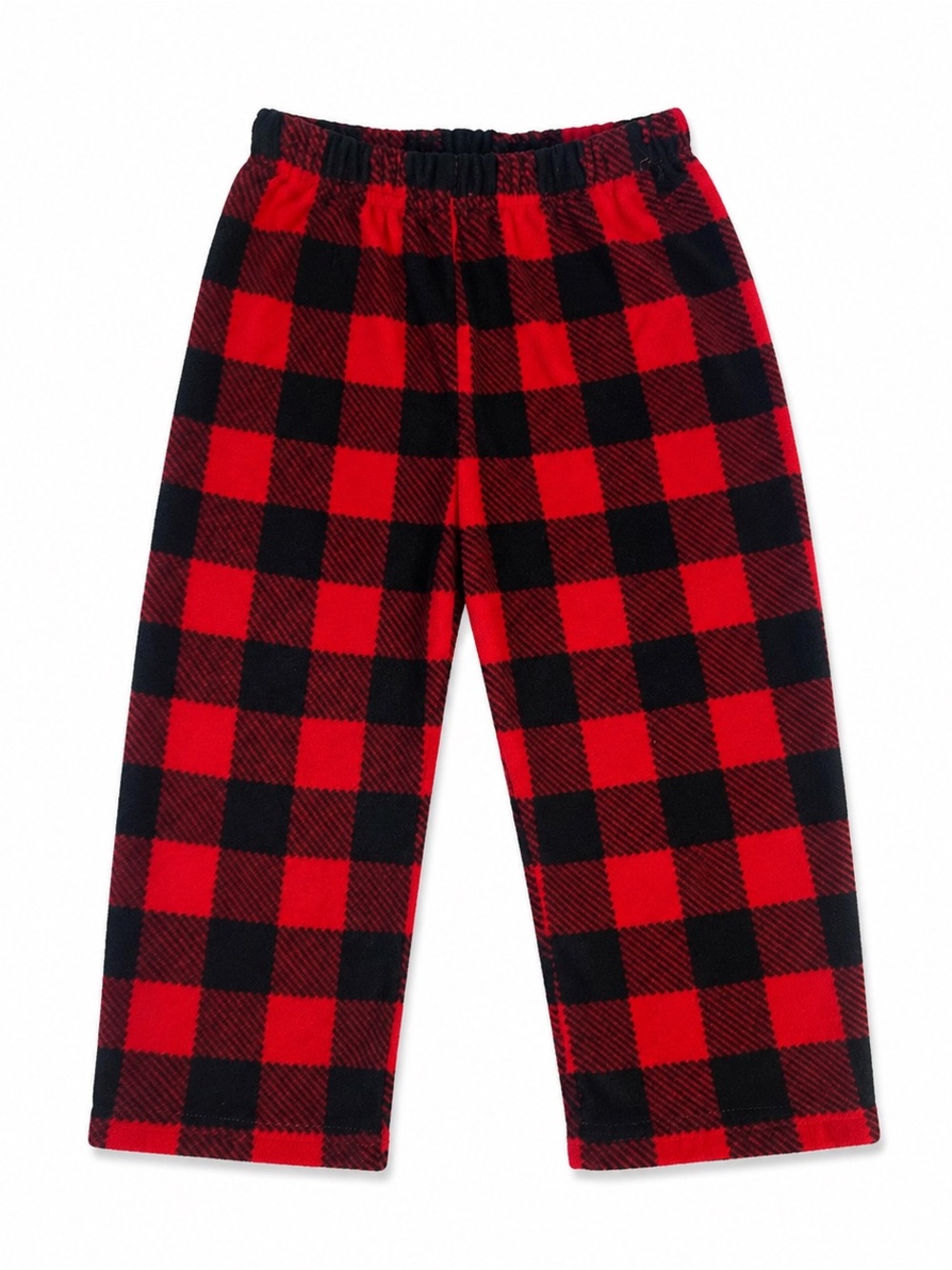 Red and Black Buffalo Plaid Pajama Bottoms